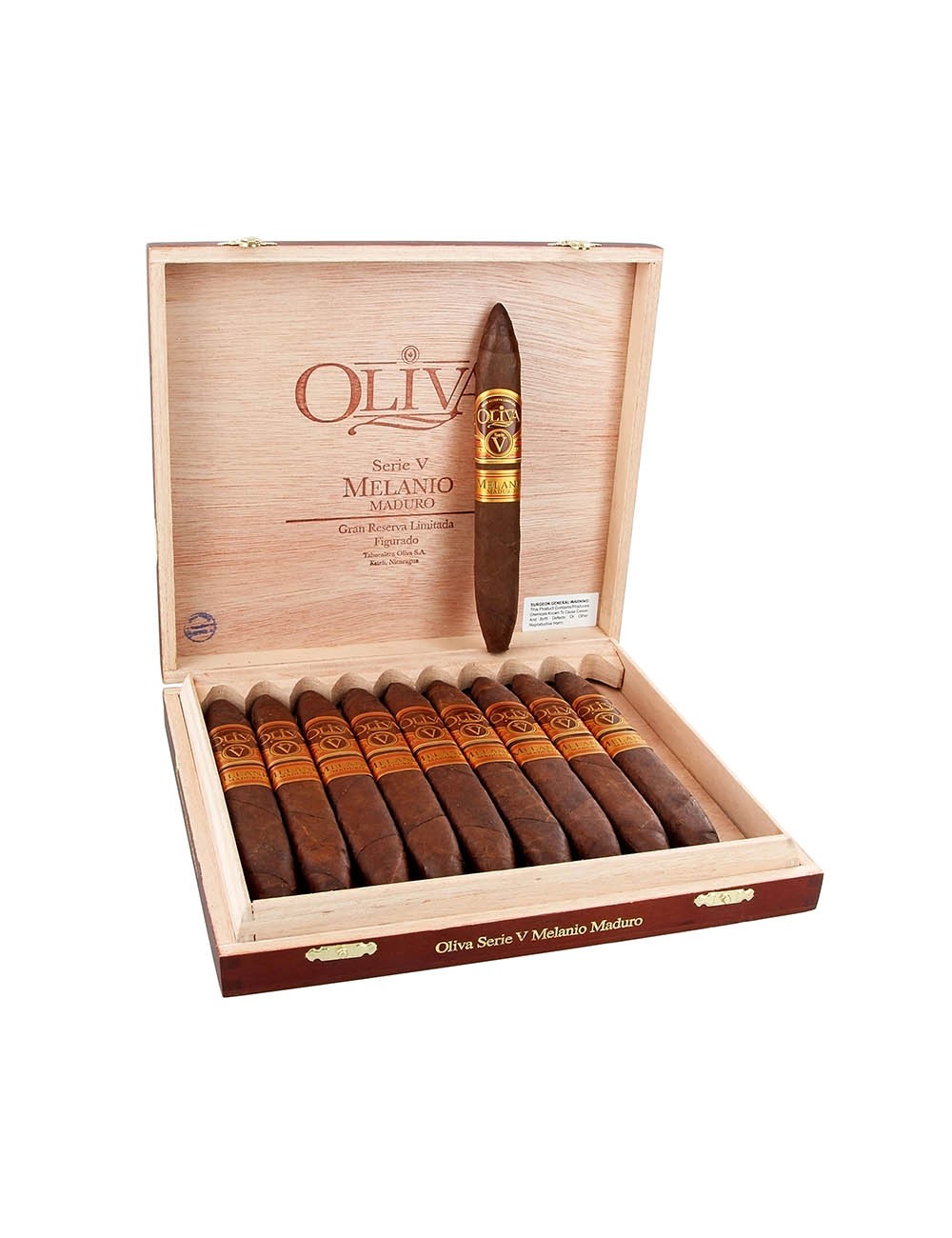 Oliva Serie V Melanio Maduro Figurado 6,5x52